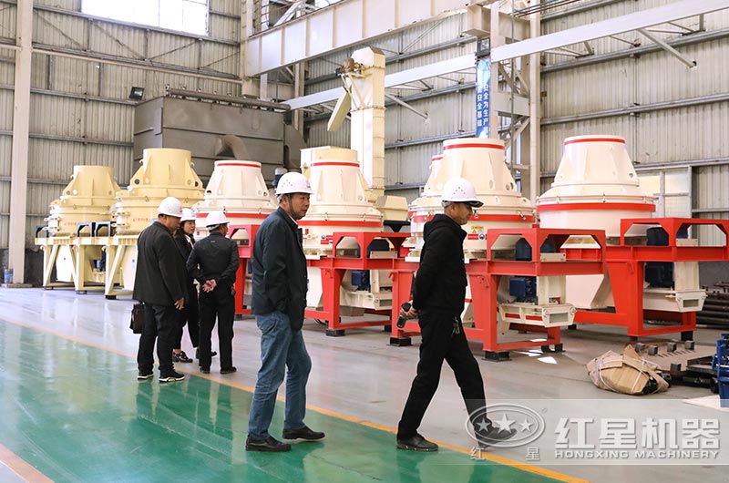 客戶來廠參觀，購機