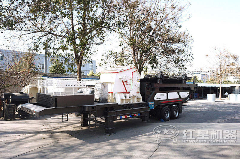 反擊破移動碎石車，出料整齊度高，粒形好